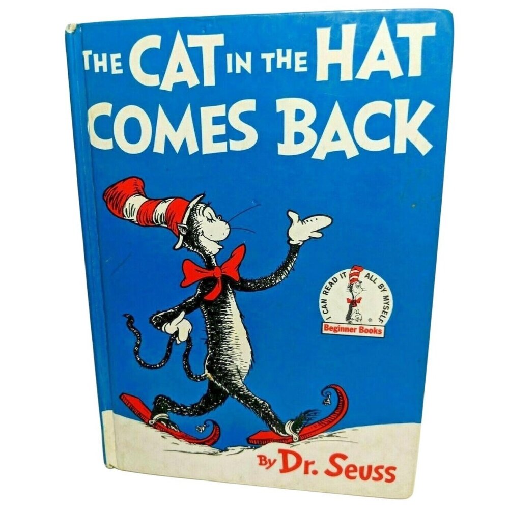 The Cat In The Hat Comes Back By Dr. Seuss Beginner Books 1st Edition Hardcover